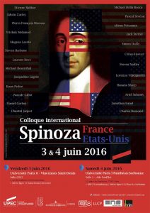 colloque international Spinoza – France Etats-Unis [3-4 juin]